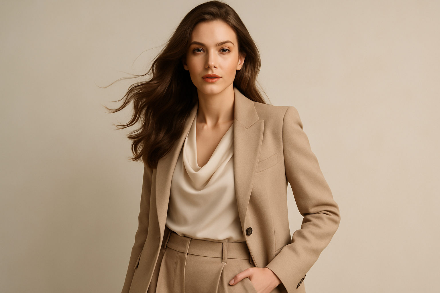 Use beautiful model picture for website landing page 